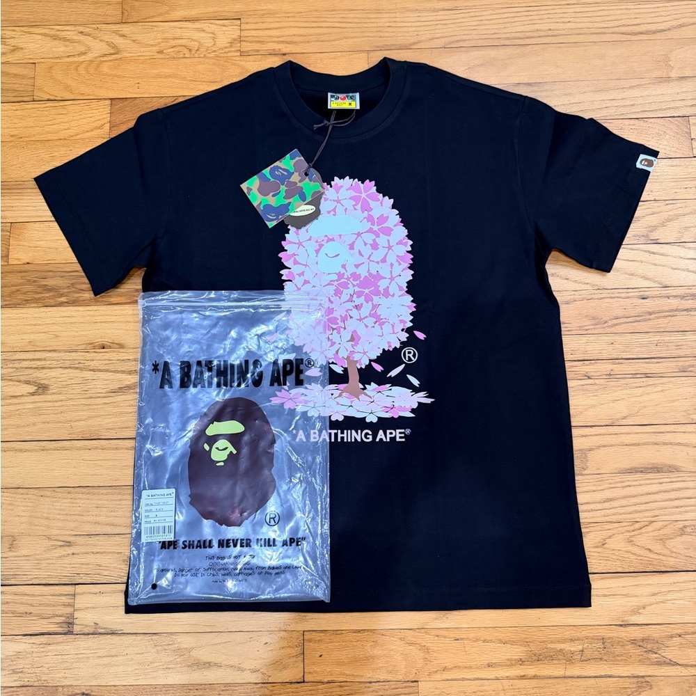 Black Blossom tree Bape shirt